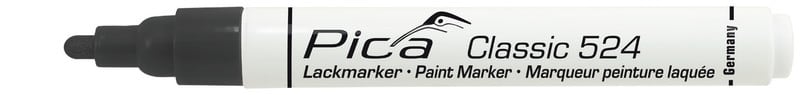PICA - Maalikynä PICA 524 - P52446 MUSTA 2-4MM