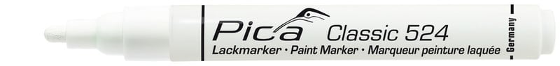 PICA - Maalikynä PICA 524 - P52452 VALKOINEN