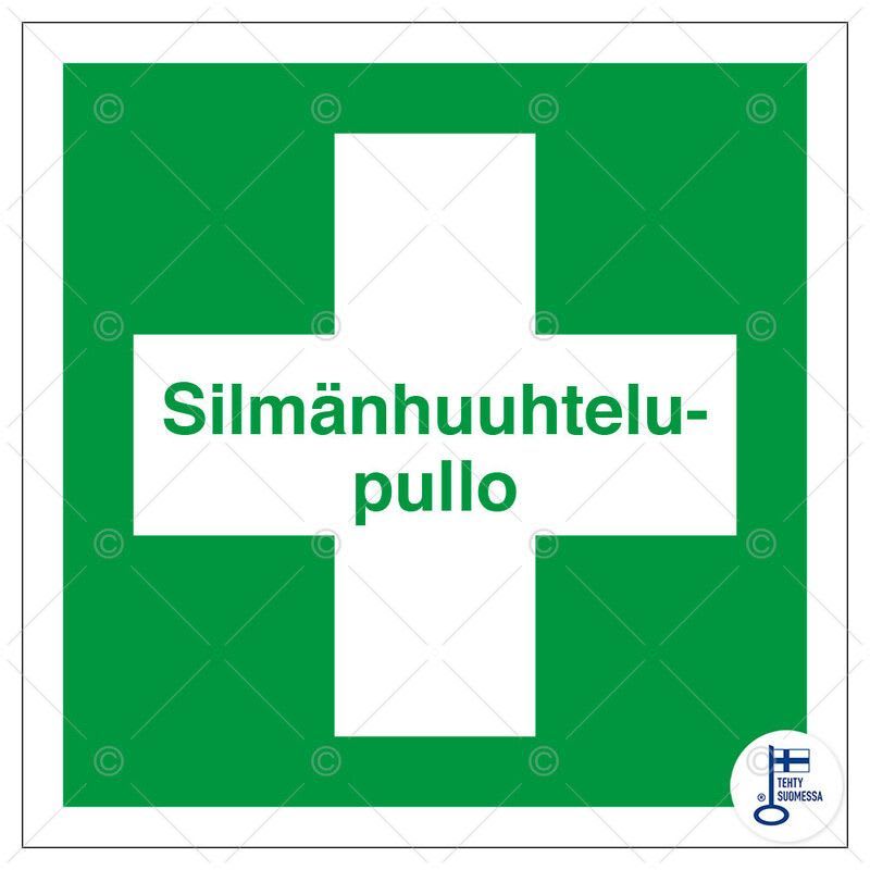 SUOMEN TURVAKAUPPA - Merkintätarra - Kilpi Silmänh.pullo 200x200TA