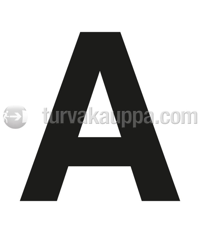 SUOMEN TURVAKAUPPA - Merkintätarra - Irtokirjain A Tarra 100mm