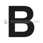 SUOMEN TURVAKAUPPA - Merkintätarra - Irtokirjain B Tarra 100mm