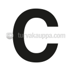 SUOMEN TURVAKAUPPA - Merkintätarra - Irtokirjain C Tarra 100mm