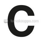 SUOMEN TURVAKAUPPA - Merkintätarra - Irtokirjain C Tarra 100mm