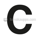 SUOMEN TURVAKAUPPA - Merkintätarra - Irtokirjain C Tarra 100mm