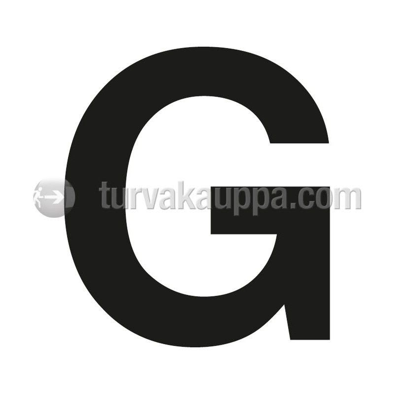 SUOMEN TURVAKAUPPA - Merkintätarra - Irtokirjain G Tarra 100mm