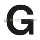 SUOMEN TURVAKAUPPA - Merkintätarra - Irtokirjain G Tarra 100mm