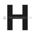 SUOMEN TURVAKAUPPA - Merkintätarra - Irtokirjain H Tarra 100mm