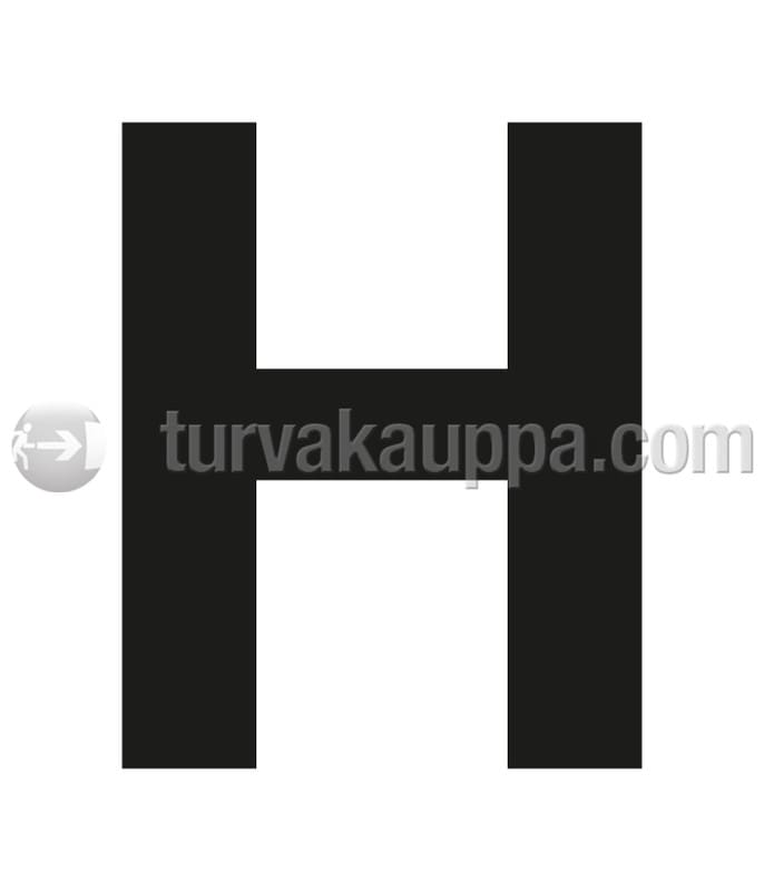 SUOMEN TURVAKAUPPA - Merkintätarra - Irtokirjain H Tarra 100mm