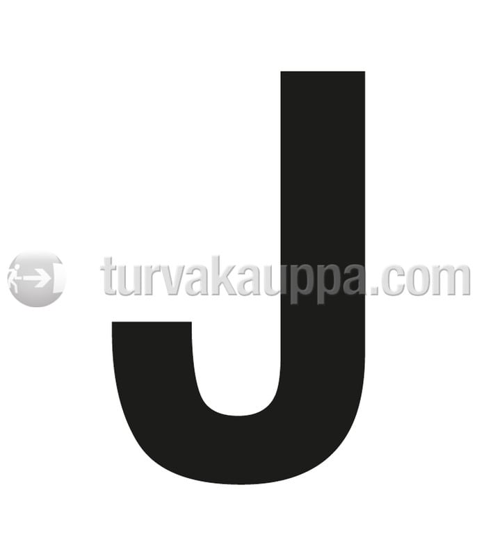 SUOMEN TURVAKAUPPA - Merkintätarra - Irtokirjain J Tarra 100mm