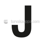 SUOMEN TURVAKAUPPA - Merkintätarra - Irtokirjain J Tarra 100mm