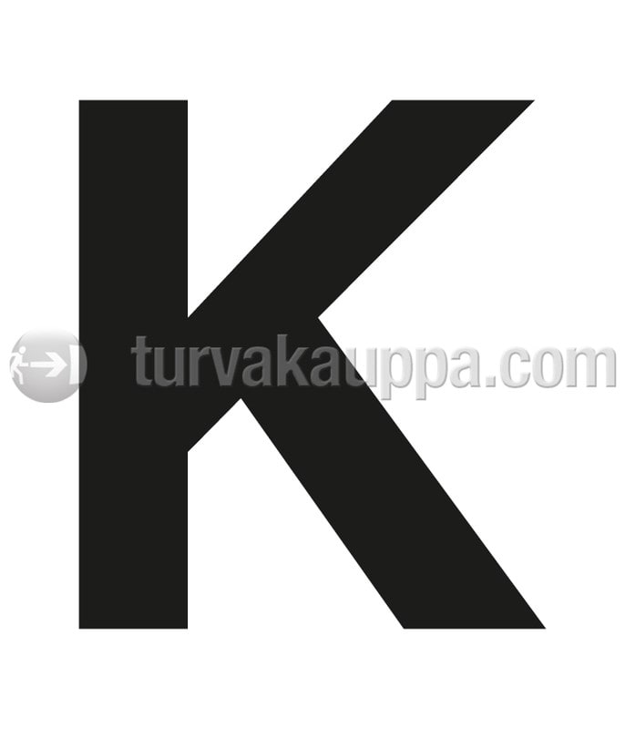 SUOMEN TURVAKAUPPA - Merkintätarra - Irtokirjain K Tarra 100mm