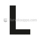 SUOMEN TURVAKAUPPA - Merkintätarra - Irtokirjain L Tarra 100mm