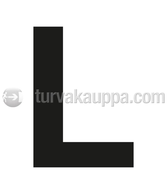 SUOMEN TURVAKAUPPA - Merkintätarra - Irtokirjain L Tarra 100mm