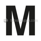 SUOMEN TURVAKAUPPA - Merkintätarra - Irtokirjain M Tarra 100mm