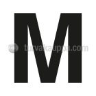 SUOMEN TURVAKAUPPA - Merkintätarra - Irtokirjain M Tarra 100mm