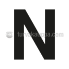 SUOMEN TURVAKAUPPA - Merkintätarra - Irtokirjain N Tarra 100mm