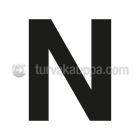 SUOMEN TURVAKAUPPA - Merkintätarra - Irtokirjain N Tarra 100mm