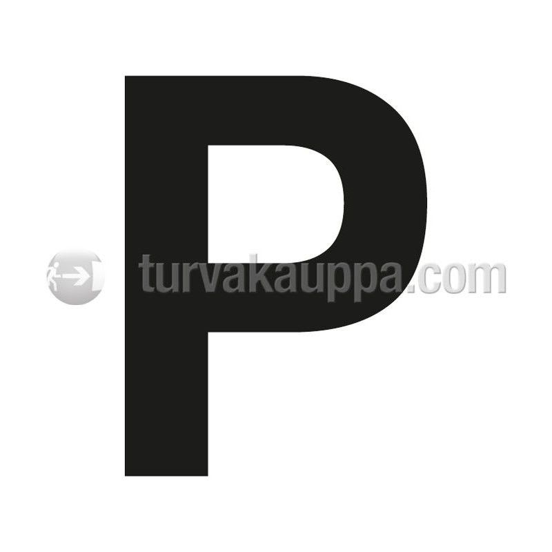 SUOMEN TURVAKAUPPA - Merkintätarra - Irtokirjain P Tarra 100mm