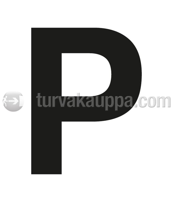 SUOMEN TURVAKAUPPA - Merkintätarra - Irtokirjain P Tarra 100mm