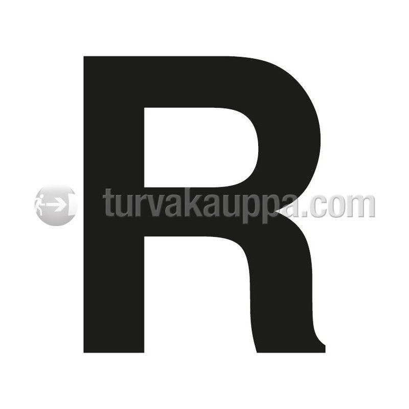 SUOMEN TURVAKAUPPA - Merkintätarra - Irtokirjain R Tarra 100mm