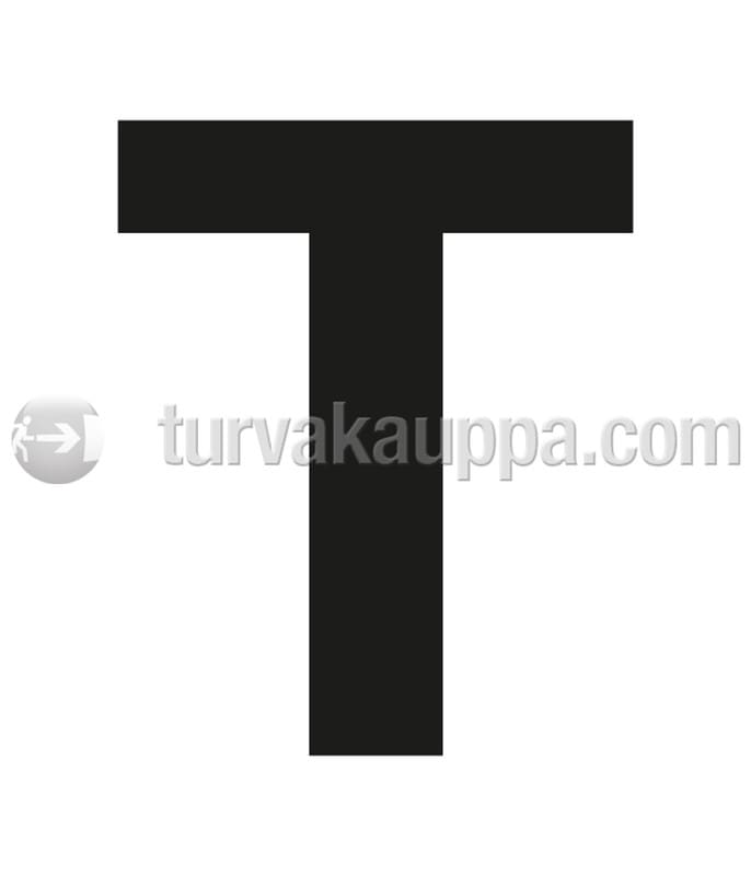 SUOMEN TURVAKAUPPA - Merkintätarra - Irtokirjain T Tarra 100mm