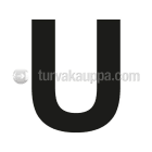 SUOMEN TURVAKAUPPA - Merkintätarra - Irtokirjain U Tarra 100mm