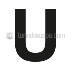 SUOMEN TURVAKAUPPA - Merkintätarra - Irtokirjain U Tarra 100mm