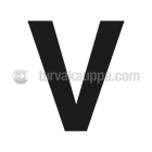 SUOMEN TURVAKAUPPA - Merkintätarra - Irtokirjain V Tarra 100mm