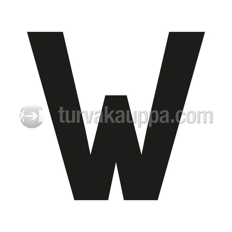 SUOMEN TURVAKAUPPA - Merkintätarra - Irtokirjain W Tarra 100mm