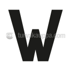 SUOMEN TURVAKAUPPA - Merkintätarra - Irtokirjain W Tarra 100mm