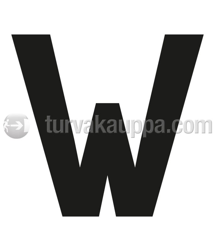 SUOMEN TURVAKAUPPA - Merkintätarra - Irtokirjain W Tarra 100mm