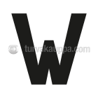 SUOMEN TURVAKAUPPA - Merkintätarra - Irtokirjain W Tarra 100mm