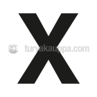 SUOMEN TURVAKAUPPA - Merkintätarra - Irtokirjain X Tarra 100mm