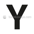 SUOMEN TURVAKAUPPA - Merkintätarra - Irtokirjain Y Tarra 100mm