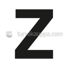SUOMEN TURVAKAUPPA - Merkintätarra - Irtokirjain Z Tarra 100mm