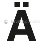 SUOMEN TURVAKAUPPA - Merkintätarra - Irtokirjain Ä Tarra 100mm