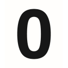 SUOMEN TURVAKAUPPA - Merkintätarra - Irtonumero 0 Tarra 100mm