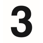 SUOMEN TURVAKAUPPA - Merkintätarra - Irtonumero 3 Tarra 100mm