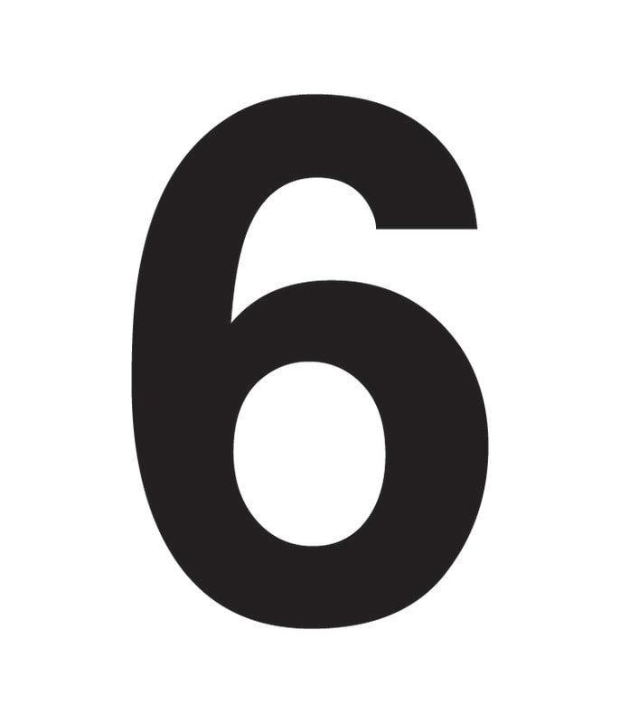 SUOMEN TURVAKAUPPA - Merkintätarra - Irtonumero 6 Tarra 100mm