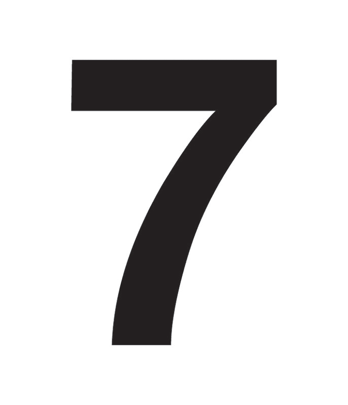 SUOMEN TURVAKAUPPA - Merkintätarra - Irtonumero 7 Tarra 100mm