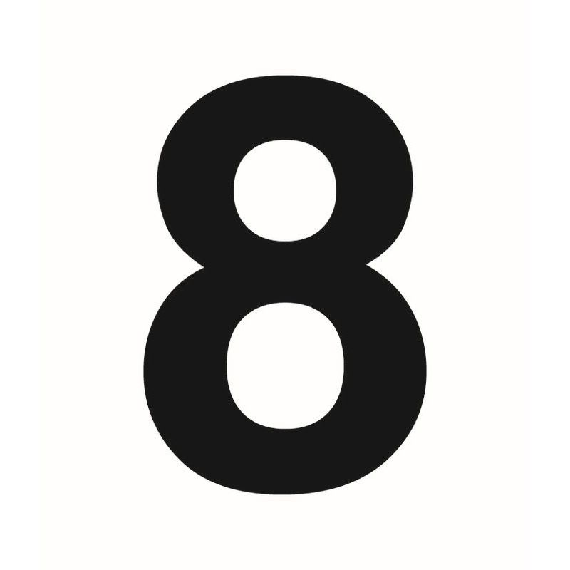 SUOMEN TURVAKAUPPA - Merkintätarra - Irtonumero 8 Tarra 100mm