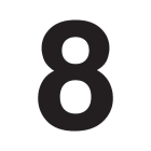 SUOMEN TURVAKAUPPA - Merkintätarra - Irtonumero 8 Tarra 100mm