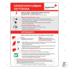 SUOMEN TURVAKAUPPA - Merkintäkilpi 300x400 - Ensiapuohjetaulu FI