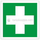 SUOMEN TURVAKAUPPA - Merkintäkilpi - Ensiaputarvikkeet 200x200 JV