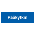 SUOMEN TURVAKAUPPA - Merkintätarra 100x40TA - Pääkytkin