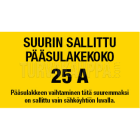 SUOMEN TURVAKAUPPA - 55x30 mm (ark=10kpl) - Sulaketarra-arkki 25A