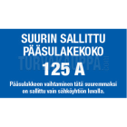 SUOMEN TURVAKAUPPA - 55x30 mm (ark=10kpl) - Sulaketarra-arkki 125A