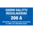 SUOMEN TURVAKAUPPA - 55x30 mm (ark=10kpl) - Sulaketarra-arkki 200A