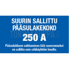 SUOMEN TURVAKAUPPA - 55x30 mm (ark=10kpl) - Sulaketarra-arkki 250A