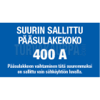 SUOMEN TURVAKAUPPA - 55x30 mm (ark=10kpl) - Sulaketarra-arkki 400A